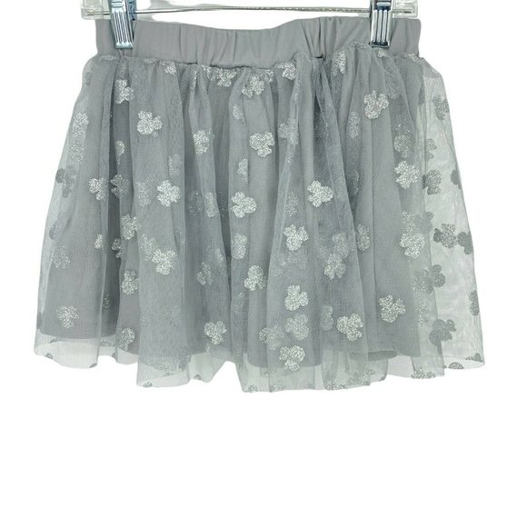 Disney Other - Disney Skirt Junior Girl's Sz 6 Minnie Mouse Tutu Mesh Lined Elastic Waist Gray